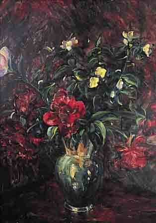 WILLER, J., 1. HäLFTE 20. JH., PFINGST- ROSEN, ÖL/LWD., SIGN., DAT. 1938, 77 X 70 CM, R.
