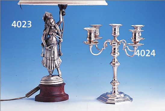 5-ARMIGER KERZENLEUCHTER, TIFFANY & CO., 925ER SILBER, HERGEST. ENDE 60ER JAHRE IN BIR-MINGHAM, FUß GEFüLLT, ALLE TEILE SIGN., MEHR- STUFIG, ...