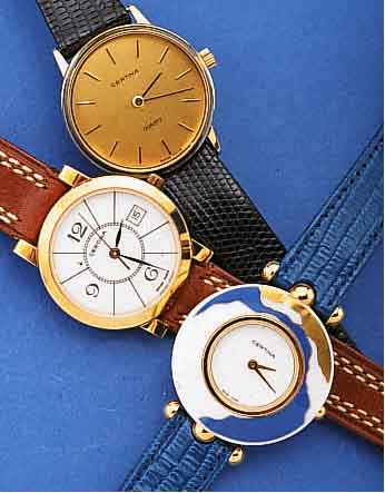KONVOLUT: 3 CERTINA DAMENARMBANDUHREN, VERSCH. DESIGN, GEFERT. UM 1980-1992, ALLE UN-GETR. LAGERW., ORIG.-LEDERB., VERKAUFSETIKET- TEN, EHEM. ...