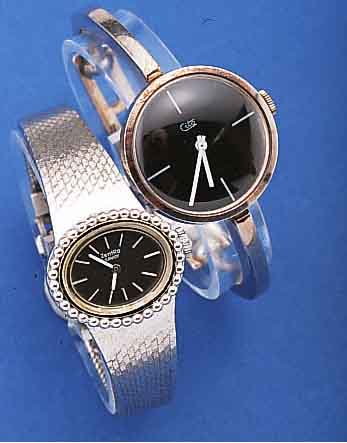 KONVOLUT: 3 ARMBANDUHREN, SCHWEIZ/DEUTSCH- LAND UM 1970, ALLE 835ER SILBER, ALLE HAND- AUFZUGKAL., STOßGES., TEILW. KL. LAGERSP., 2X ZENTRA, ...