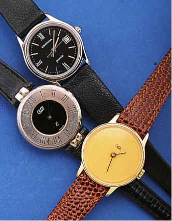 KONVOLUT: 3 DAMENARMBANDUHREN, FüR DEN DTSCH. MARKT VON 1980-1988, 2X CITO (1X HANDAUFZUG, 1X 925ER SILBER, HIGH-TECH-QUARTZ-W.), 1X ...