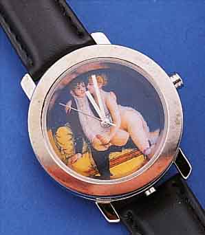 KONVOLUT: 6 HERRENARMBANDUHREN EROTICA, AKTUELLE PRODUKTION, METALLGEH. VERCHR., SPRUNGDECKELEFFEKT ANGED. (NICHT FKT.-FäHIG), QUARTZWERKE ...
