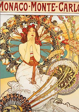 MUCHA, ALPHONSE, , FARBLITHOGRAPHIE VON 1986, VON JIRI MUCHA HANDSIGNIERT, NUM. 231/350, EDITION GALERIE DU CENTRE, CA. 58 X 39 CM, PP