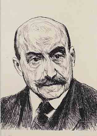 LIEBERMANN, MAX, 1847-1935, SELBSTPORTRäT, HOLZSTICH, HANDSIGNIERT, CA. 14 X 13 CM, PP, U.GL., R.