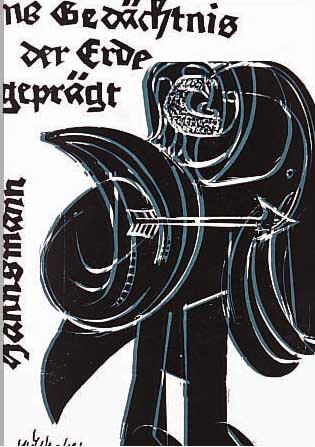 GRIESHABER, HAP, SECHS FARBHOLZSCHNITTE, URZEIT VON 1973, AUS DER FOLGE INS GEDäCHTNIS DER ERDE VON 1973, ACKERBAU VON 1973, FEST- LICHE WIESE ...