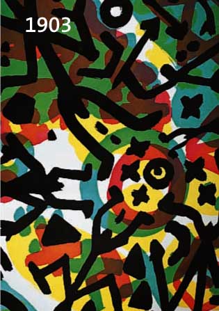 PENCK, A.R., OHNE TITEL, FARBLITHOGRAPHIE, HANDSIGNIERT, BEZ. E.A., CA. 66 X 90 CM
