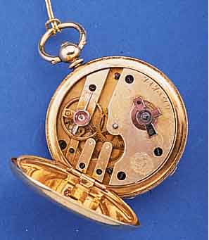 PATECK HERRENTASCHENUHR SAVONETTE, REF.-NR. 41881, SCHWEIZ UM 1860, SILBER M. GG-AUFL., BEIDE SCHALEN SYM. GUILL., ALTERSBED. BER., ...