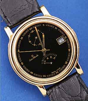 CROIX BLANCHE HERRENARMBANDUHR, AUTOMATIK, SCHWEIZ UM 1994, METALL HARTVERG., EDELST.- BODEN GEDR., MINERALFLACHGL., GANGRESERVE BIS 42 STD., ...
