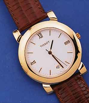 TISSOT ARMBANDUHRSET FüR DAMEN UND HERREN, SCHWEIZ UM 1997, UNGETR. LAGERW., BEIDE METALLHARTVERG., EDELST.-BöDEN GEDR., SAPHIRFLACHGL.BEIDE ...