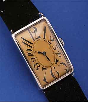 KONVOLUT: 2 ARMBANDUHREN, VERSCH. PHILOSO- PHIEN, 1X SCHWEIZ UM 1926, NICKEL, SCHARNIER, RECT., IN SICH L. GEW., LEDERB., 15 ST., HAND-AUFZUGKAL., ...