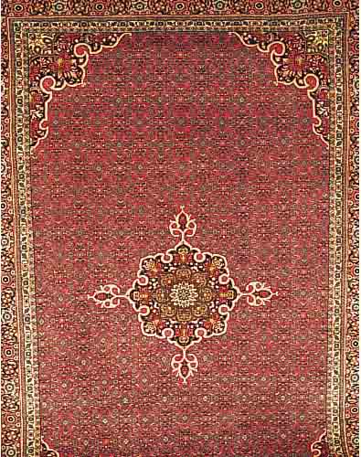 BIDJAR,PERSIEN CA 320 X 215 CM. .EHZ 1-2 FLOR WOLLE.CA 5 JAHRE.