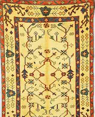 KAZAK,CA.197 X 132CM, WOLLE AUF WOLLE