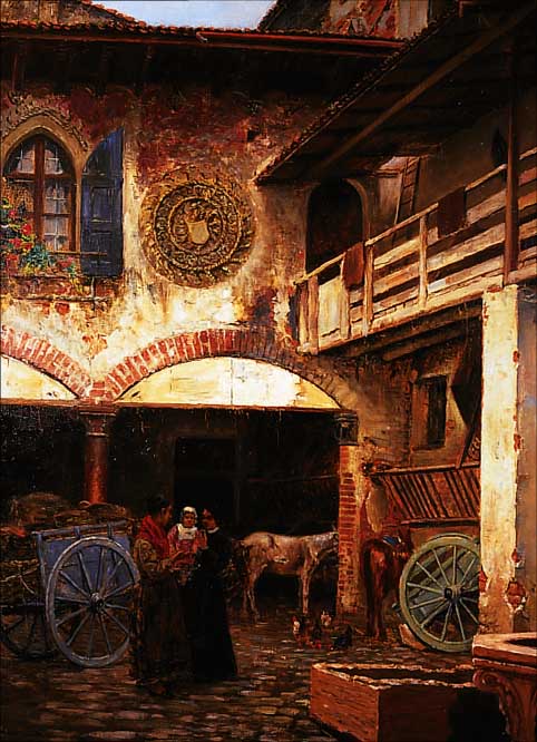 LIPPS, RICHARD, *1857 BERLIN - 1926 STARNBERG, STUDIERTE IN DRESDEN, DüSSELDORF UND MüNCHEN, 1885 LIESS ER ...
