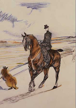 TOULOUSE-LAUTREC, HENRI DE, 1864-1901, DREI FARBLITHOGRAPHIEN, MOURLOT PARIS 1956, CA. 29,5 X 19 CM, PP