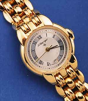 KONVOLUT: 2 DESIGNERDAMENARMBANDUHREN, SCHWEIZ UM 1990, 1X JIL BERGER, METALL INCL. BAND HARTVERG., BLATT VERS., EDELST.-BODEN GEDR., 1X ...
