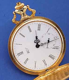 UNITAS SAVONETTEHERRENTASCHENUHR, SCHWEIZ UM1985, GG 585/000, BEIDE SCHALEN TIEFE SCHMUCK-GRAV., MONOGR.-SPIEGEL FREI, PENDANT U. BüGEL RELIEFIERT, ...