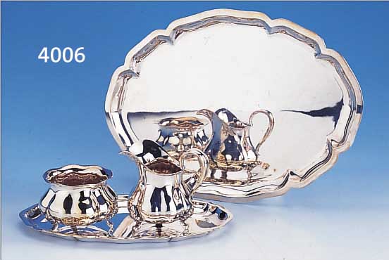 SAHNEGIEßER UND ZUCKERSCHALE MIT 2 TABLETTS, 925ER SILBER UND 835ER SILBER, NIEDERLANDE UM 1900, BZW. DEUTSCH, GEBR. KüHN, 30ER ...