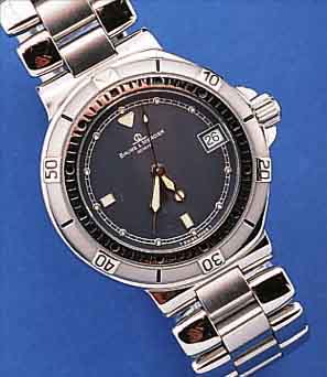 BAUME & MERCIER ARMBANDUHR FORMULA S, MEDIUMGR., STAHLGEH. INCL. BAND, QUARTZWERK, AB HERST. WASSERDT. 100 M, KRONE VERSCHR., SAPHIRGL., ...