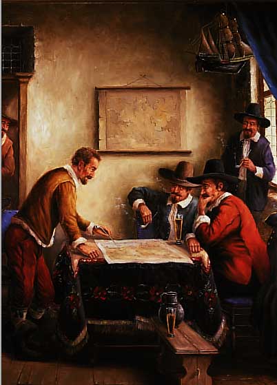 PUSCHKA W., MüNCHENER SCHULE, ÖL/LWD., WIRTSHAUSZENE, R., CA. 80 X 70 CM