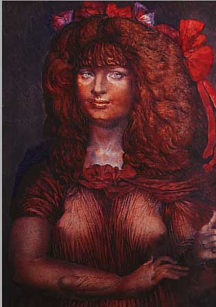 FUCHS, ERNST, "LOLITA", FARBSERIGRAPHIE AUS DER MAPPE "HIGHLIGHTS I, 1979", MüNCHEN 1979, SIGN. U. NUM. 297/450, BLATTGRößE ...