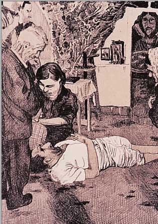 GRüTZKE, JOHANNES, GEB. 1937, LITHOGRAPHIE, RE. U. HANDSIGNIERT UND DAT. 97, CA. 24 X 19 CM