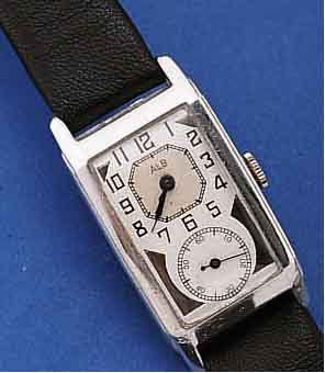 ALB ARMBANDUHR DOCTOR'S WATCH, SCHWEIZ UM 1935, NICKELCHROMGEH., üBERARB., SCHARNIERBO- DEN, BLATT REST., TYP. AUS DER MITTE GEZ. ...