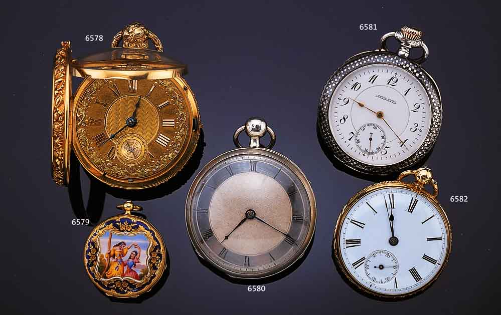 HENRY HALSE SCHWERE HERRENTASCHENUHR MIT ÜBER-GEHäUSE, GG 750/000, ENGLAND, HALLMARK CHESTER 1818, AUFWEND. GG 750/000-GEH., RäNDERDES ...