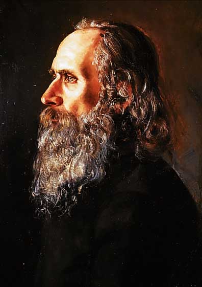 LINDENSCHMIT, HERMANN, FRANKURT, *1857 FRANK- FURT-1939 MüNCHEN, ÖL/MALKARTON, BILDNIS EINESäLTEREN HERREN, M. 75X62CM, R.
