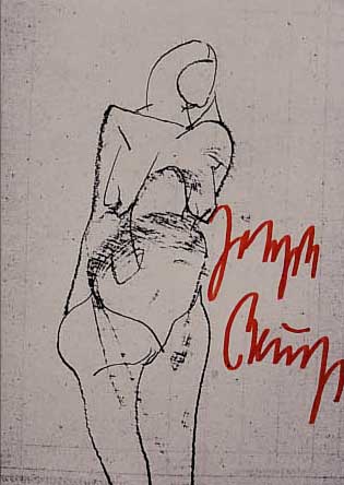 BEUYS, JOSEPH, 1921 - 1986, "MäDCHEN", OFFSETLITHOGRAPHIE NACH EINER ZEICHNUNG AUS DEN 50ER JAHREN, HANDSIGNIERT, 23,5 X 16,5 ...