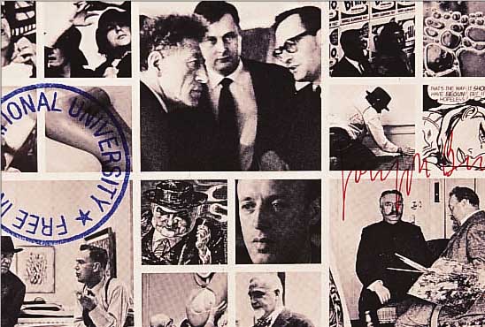 BEUYS, JOSEPH, 1921-1986, KONVOLUT AUS DREI MULTIPLES: VON HODLER ZUR ANTIFORM, HANDSIGNIERT, STEMPEL FREE INTERNATIONAL UNIVERSITIY, ...