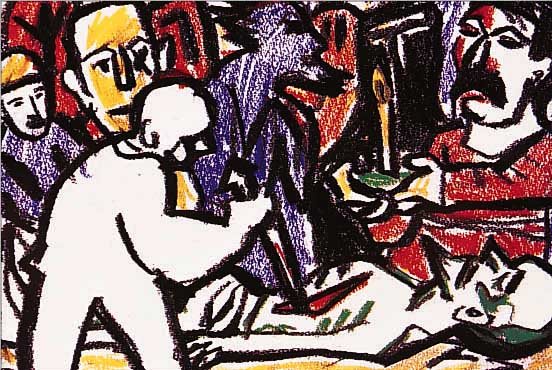 PENCK, A.R., KONVOLUT AUS DREI MULTIPLES, ALLE HANDSIGNIERT, JE CA. 10 X 15 CM, U.GL.