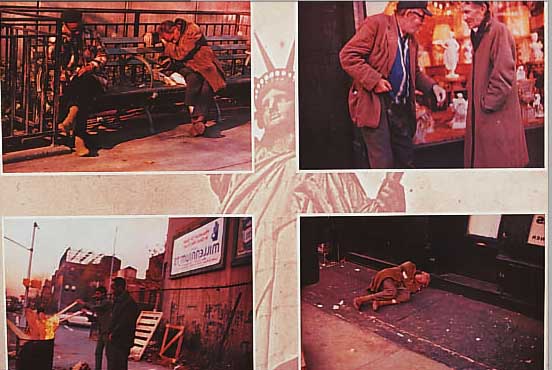 POLKE, SIGMAR, NEW YORK BETTLER, RE. U. HANDSIGN., NUM. 57/100, CA. 43 X 61 CM