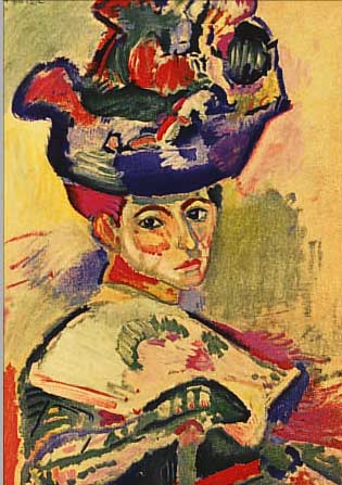 MATISSE, HENRI, 1869 - 1954, "FRAU MIT HUT",FARBLITHOGRAPHIE NACH EINEM GEMäLDE MONTE CARLO, A. SAURET 1954, 26,5 X 20,5 CM, ...