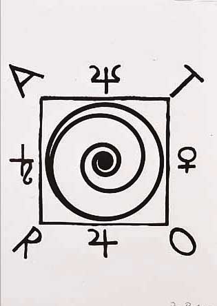 ROTAR, 1926 - 1999, "METAPHER", SIEBDRUCK SCHWARZ-WEISS, R. U. IN BLEISTIFT SIGNIERT, R. ROTAR 1979 U. ROTER ROTAR-SKIEBE-STEMPEL, ...