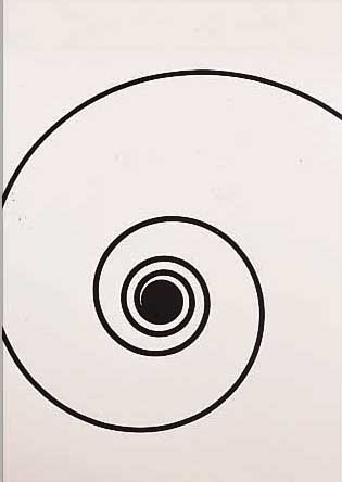 ROTAR, 1926 - 1999, "SPIRALE", SIEBDRUCK IN SCHWARZ MIT LINEARER SPIRALE, R. U. IN BLEISTIFT SIGNIERT: R. ROTAR 1979, MIT ROTEM ...