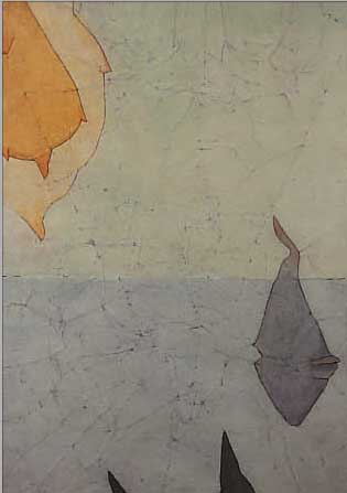 NOVAK, LADISLAUS, L'ETE AVEC DOULEURS, AQUARELL AUF BüTTEN, CA. 42 X 29,5 CM, U.GL., R.