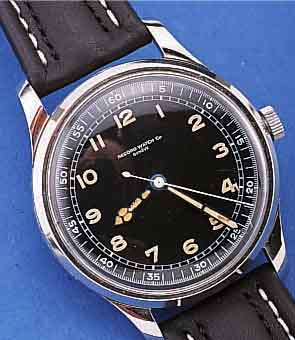 HERRENARMBANDUHR BEZEICHNET RECORD WATCH CO., SCHWEIZ, TASCHENUHRWERK VON UNITAS, BAUWEISE KAL. 293, UM 1938, EDELST.-GEH., WOHLAUF ...