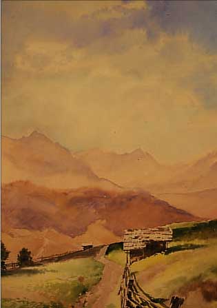 GSCHOSSMANN, LUDWIG, 1894 STRASSBURG - 1988 TEGERNSEE, AUSGE- ZEICHNETER LANDSCHAFTSMALER DER MüNCHENER SCHULE, ...