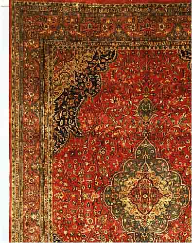 KESCHAN, INDIEN, 347 X 241CM, FLOR WOLLE