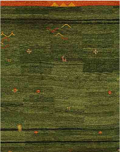 GABBEH, INDIEN, 350 X 252CM, FLOR WOLLE