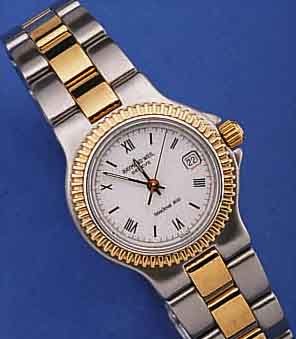 RAYMOND WEIL DAMENARMBANDUHR AMADEUS 200, STAHL/GOLD, STAHL Z.T. MATT., DATUMSANZ. BEI 3, QUARTZ, AB HERST. WASSERDT. 50 M, SAPHIR- GLAS, ...