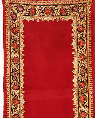 KERMAN SIGN., PERSIEN, 454 X 97CM, EHZ 2 FLOR WOLLE, CA.40 JAHRE
