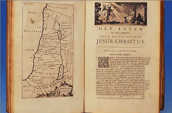 HISTORIE VAN DEN T'LEVEN EN DE DOOT VAN ONSEN SALIGMAKER JESUS CHRISTUS, UTRECHT 1700, NACH JEREMIAS TAYLOR MIT ANMERKUNGEN VON ...