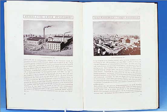 WERDEN UND WIRKEN DER HENKEL & CIE. DüSSEL- DORF, 1876-1926, 215 SEITEN, VIOLETTER LEINENEINBAND, GEBR.-SPUREN