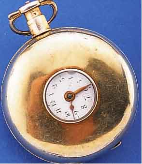 SPINDELHERRENTASCHENUHR LAW & SON DUBLIN, NR. 1100, HALLMARK VON DUBLIN, HALBSAVONETTE- GEH., VERG., ALTERSBED. BER., GEW. EMAILBL., IM ...