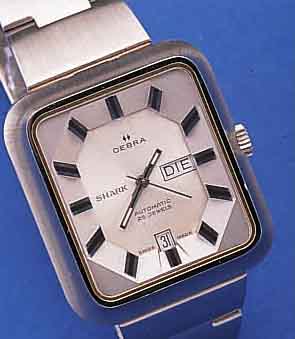 KONVOLUT: 2 OEBRA HERRENARMBANDUHREN, SCHWEIZ FüR DEN DTSCH. MARKT UM 1973, BEIDE MASSIV EDELST., UNGETR. LAGERW., BEIDE AUTOMA-TIK, 1X ...