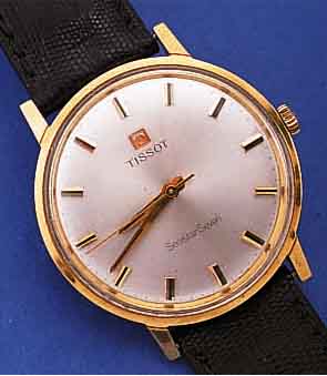 TISSOT HERRENARMBANDUHR SEASTAR SEVEN, SCHWEIZ UM 1965, METALL EINSCHALENGEH., 20 MICRON GG-AUFL., 17 ST., HANDAUFZUGKAL. 781, INCABL., ...