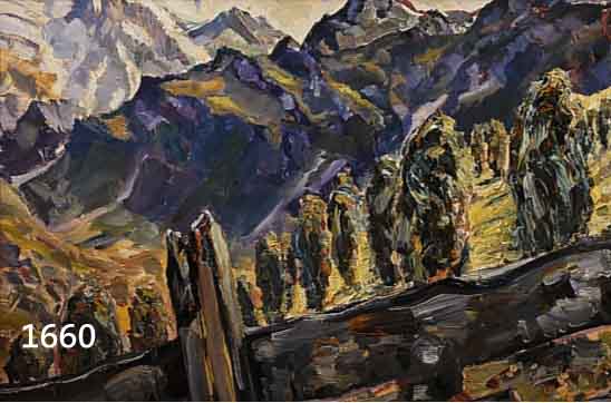 VON PORTATIUS, H.H., LANDSCHAFT IN TIROL, 1958, ÖL/MALKARTON, UNSIGNIERT, RüCKSEITIG BEZEICHNET, CA. 58 X 79CM, R.