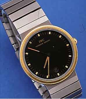 IWC HERRENARMBANDUHR PORSCHE-DESIGN, TITAN, BODEN GESCHR., TITANB., SICHERHEITSFALTSCHL., SAPHIRFLACHGL., LüNETTE U. KRONE IN MASSIV ...