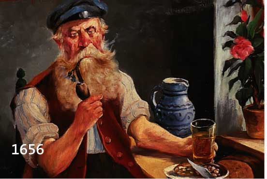 ZIMMERMANN, A.,2DEUTSCHER MALER, ANFANG 20. JH., BEIM PFäLZER WEIN, ÖL/HOLZ, LI. O. SIGN., CA. 17.5 X 23.5 CM